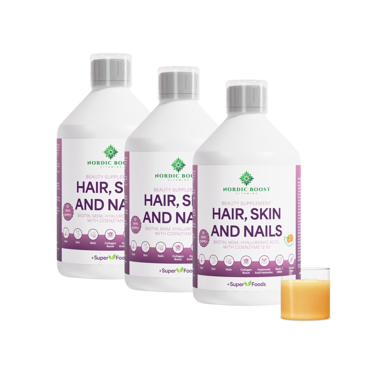 3 Pack - Hair, Skin & Nails 99 dagen
