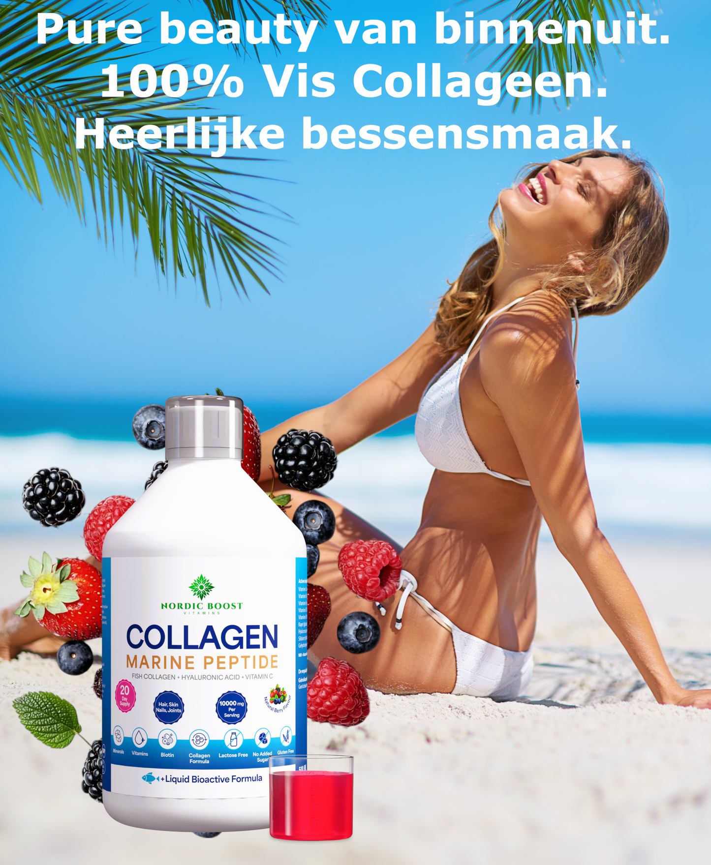 Collagen 10000 Marine (Vis Collageen) 20 dagen