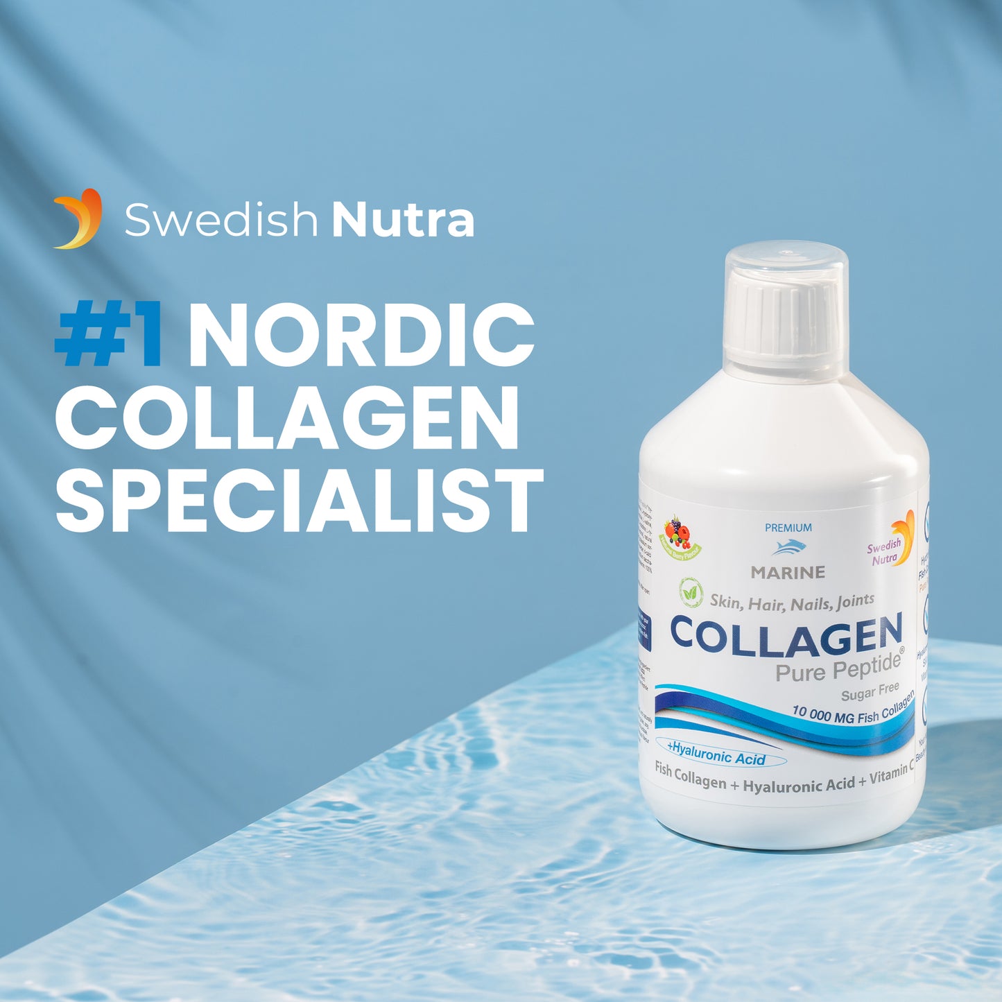 Collagen 10000 Marine (Vis Collageen) 20 dagen