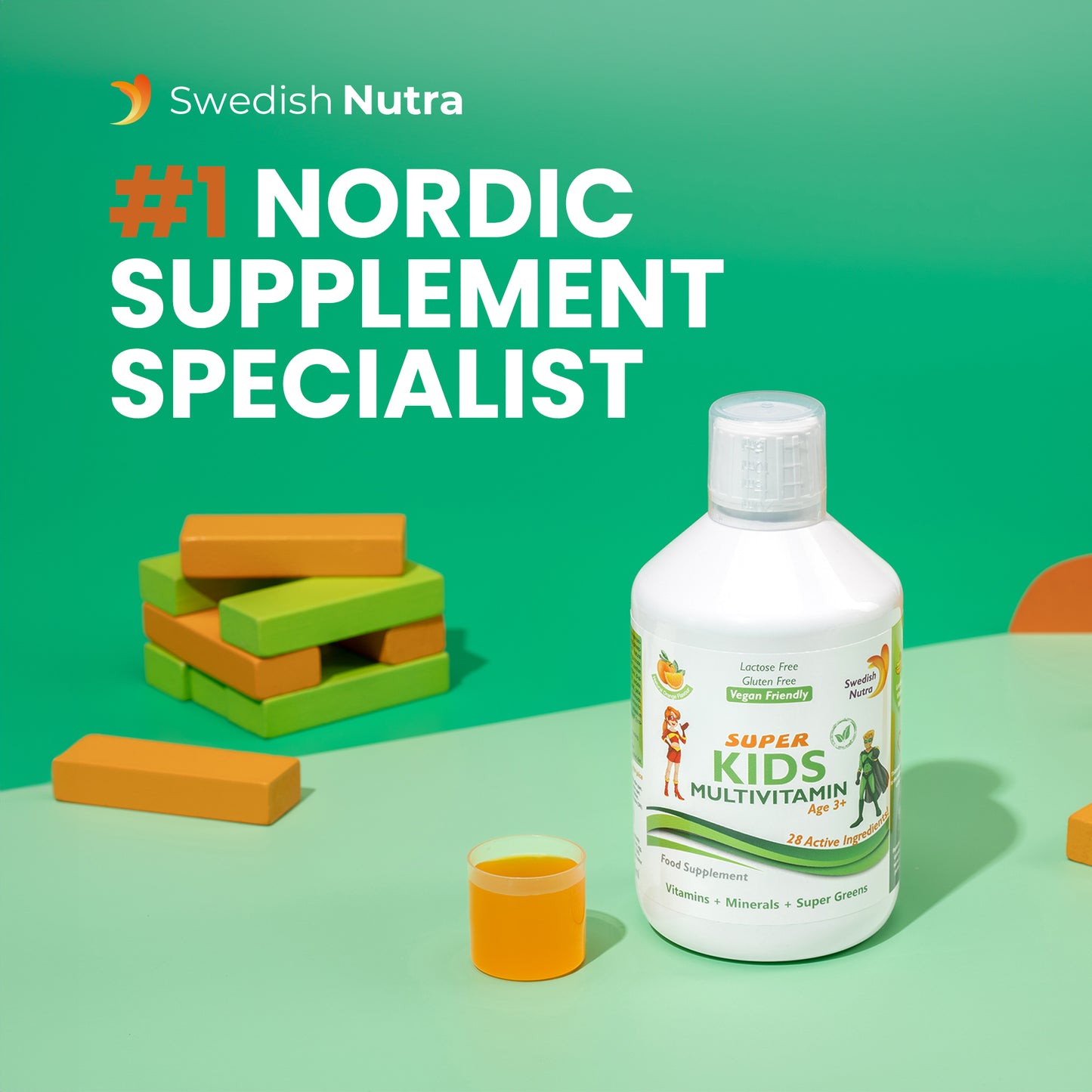 Super Kids Multivitamin 33 dagen