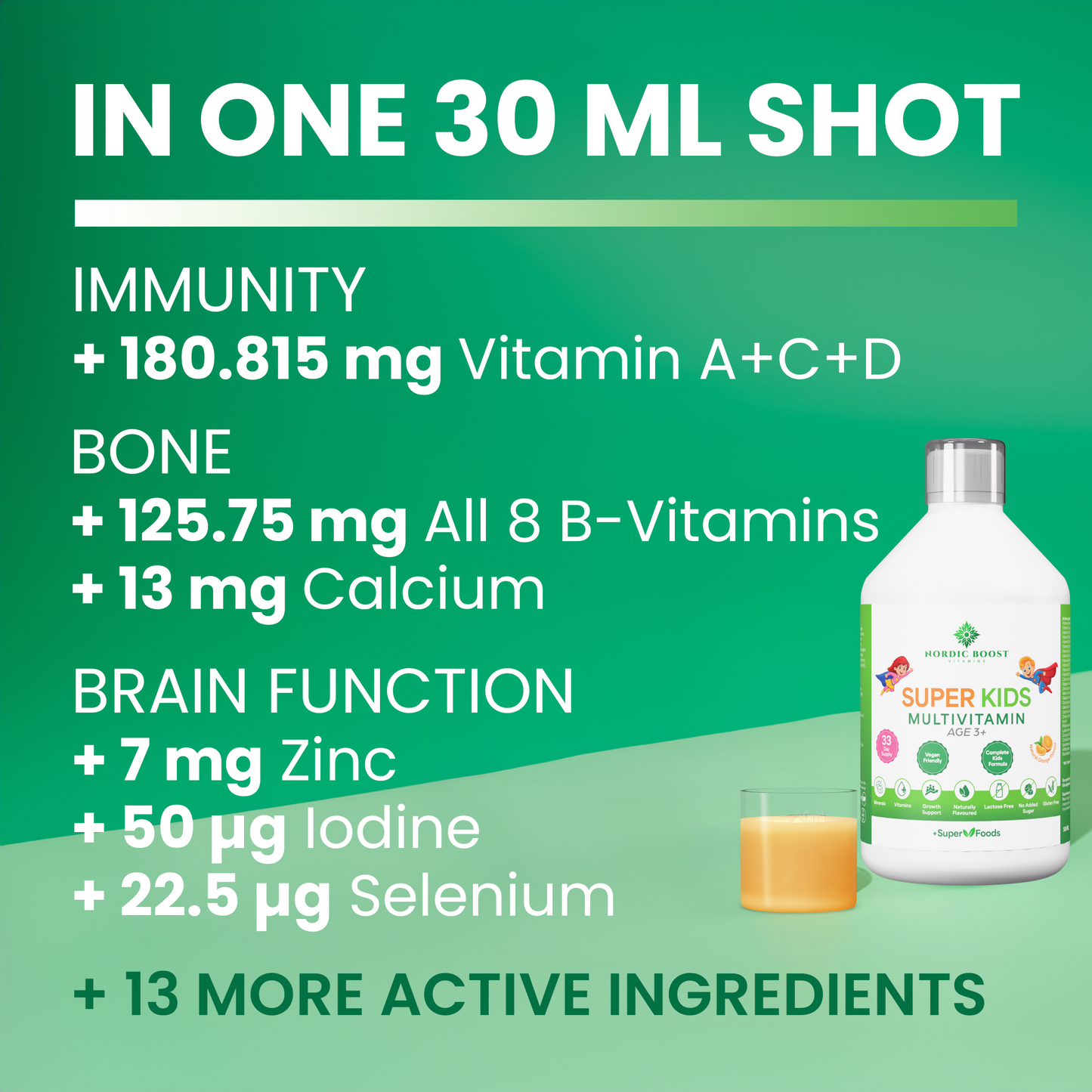 Super Kids Multivitamin 33 days (500ml)