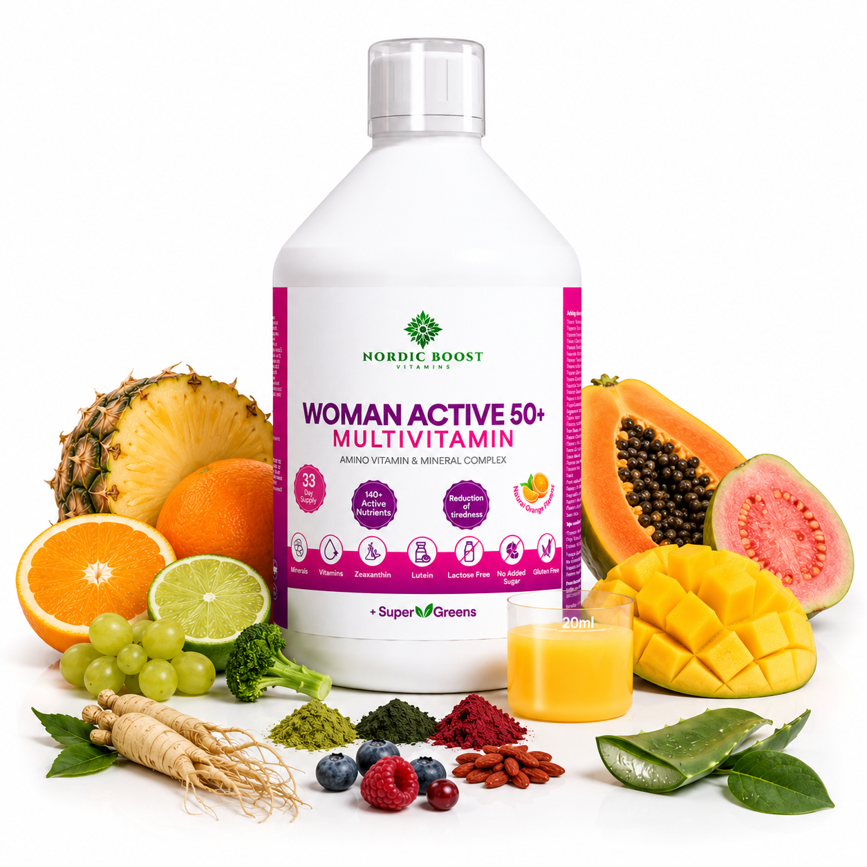 Woman Active 50+ Multivitamin 33 dagen